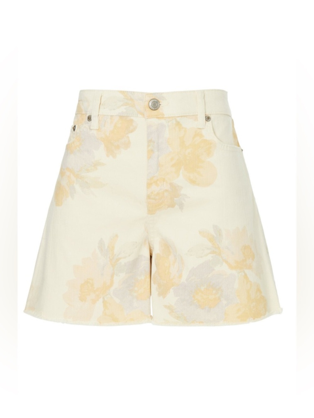 Lauren Ralph Lauren Jaycie Floral Denim Bermuda Shorts High Rise Stretch Jean S